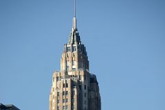 24 New York Financial District 70 Pine Street American International Building Close Up From Brooklyn Heights